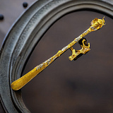 Ложка для обуви в золоте "Слон"