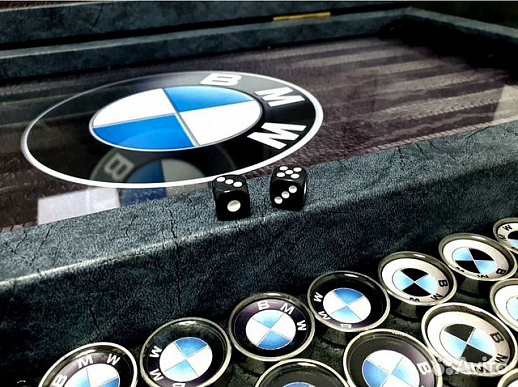 Нарды ручной работы «BMW» купить с доставкой Нарды ручной работы «BMW»